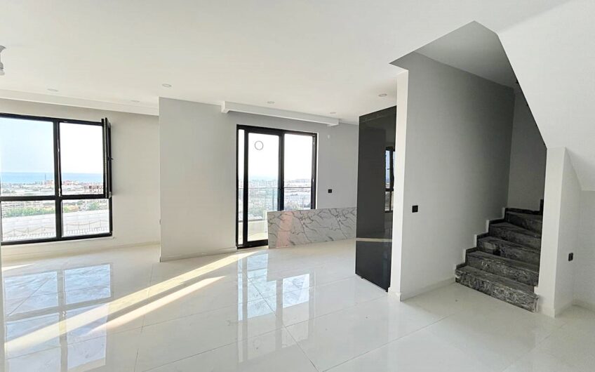 ALANYA PAYALLARDA SATILIK DENİZ MANZARALI SIFIR 2+1 DUBLEKS DAİRE