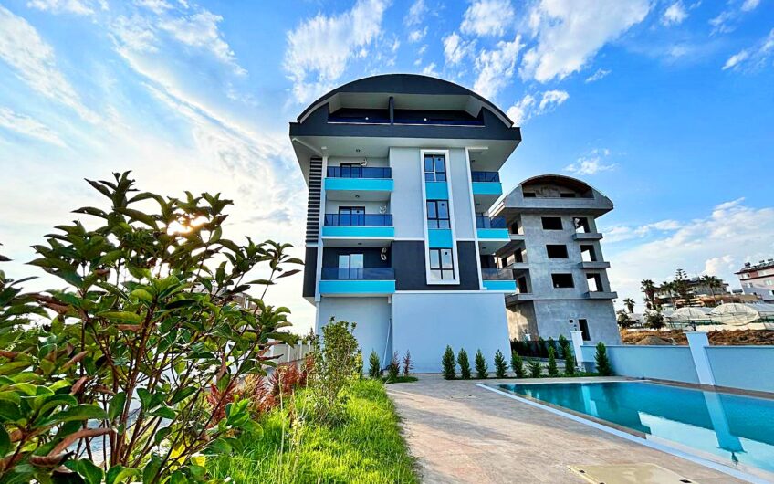 ALANYA PAYALLARDA SATILIK DENİZ MANZARALI SIFIR 2+1 DUBLEKS DAİRE
