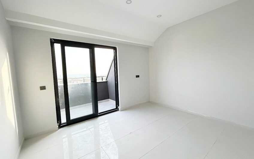 ALANYA PAYALLARDA SATILIK DENİZ MANZARALI SIFIR 2+1 DUBLEKS DAİRE
